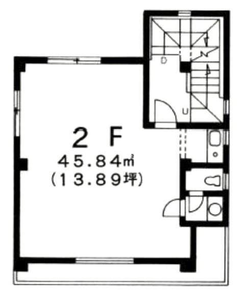 斉藤ビル2F 間取り図