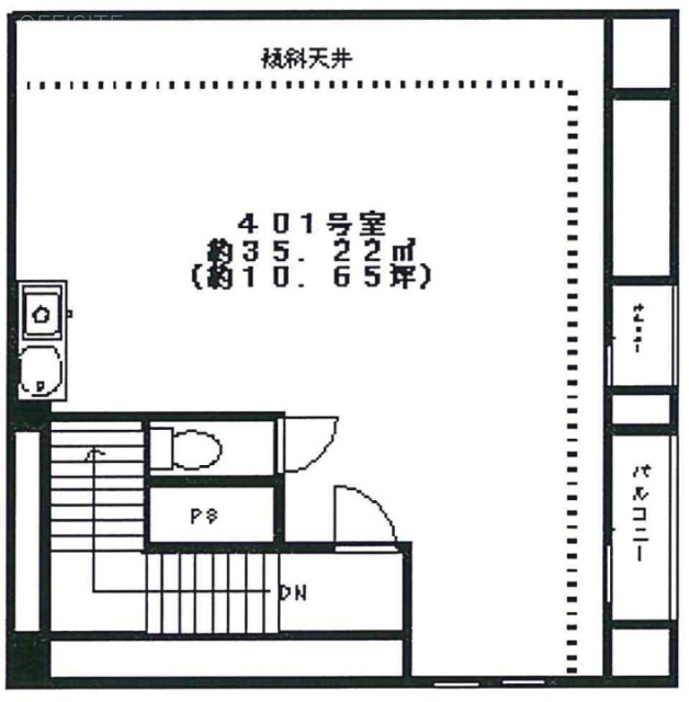 NKKビル401 間取り図