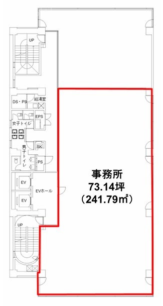 垣見麹町ビル7F 間取り図