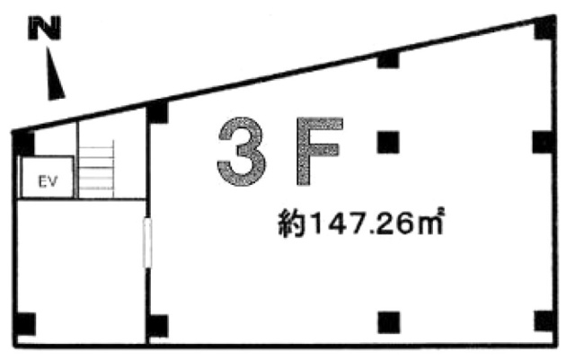 桂昇小岩ビル301 間取り図