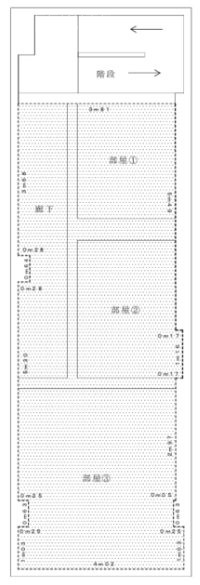PRESI蒲田駅前ビル3F 間取り図