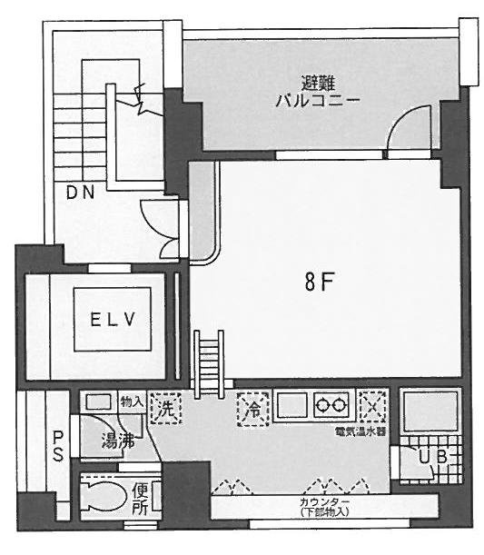 坂本ビル8F 間取り図