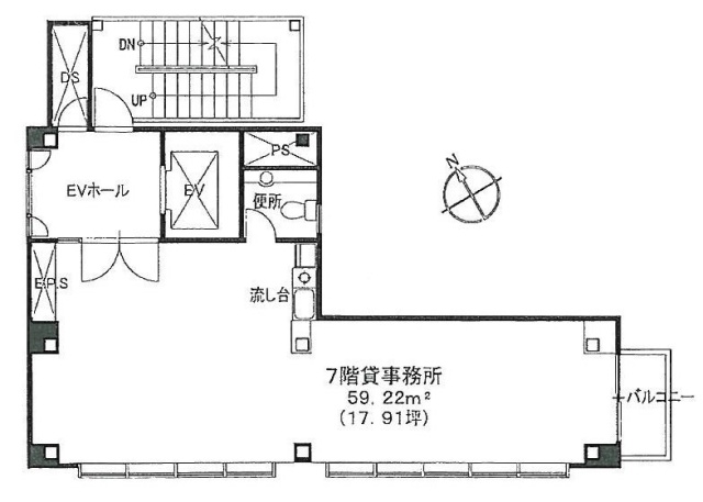 STEC-3ビル7F 間取り図