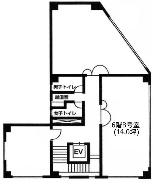 鈴野ビルB 間取り図