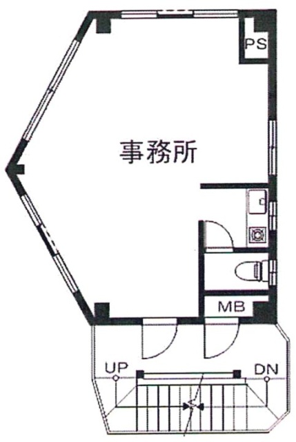 グランエスト八王子ビル2F 間取り図