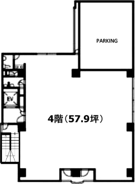 久保田ビル4F 間取り図