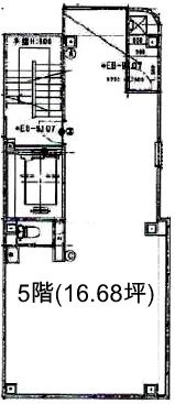 DB上野Ⅲ5F 間取り図