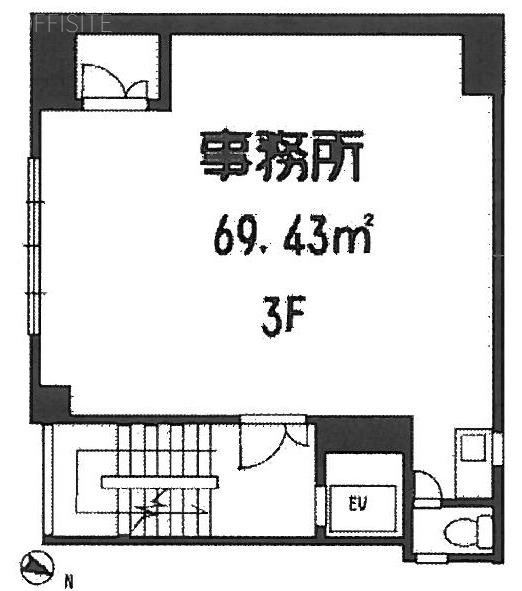 豊受(とようけ)ビル3F 間取り図