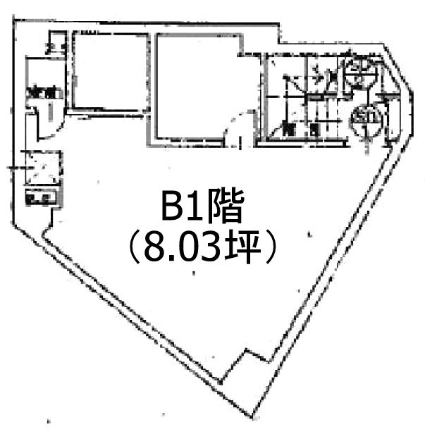 吉岡ビルB1F 間取り図