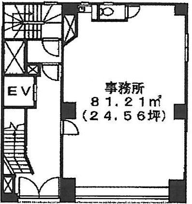 岡崎ビル1F 間取り図