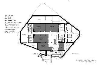 ビッグス新宿ビルB2F 間取り図