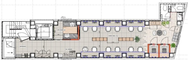 ReRaiMa渋谷道玄坂7F 間取り図