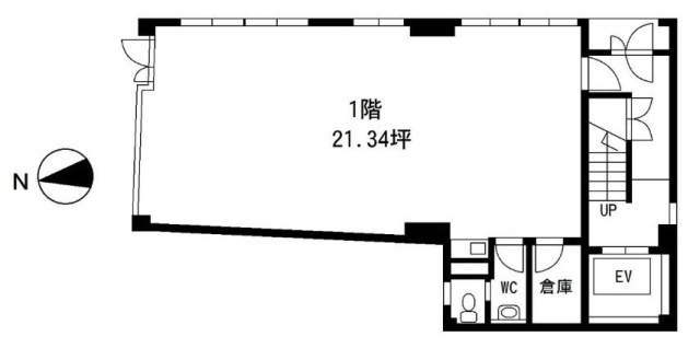 ラスタビル1F 間取り図