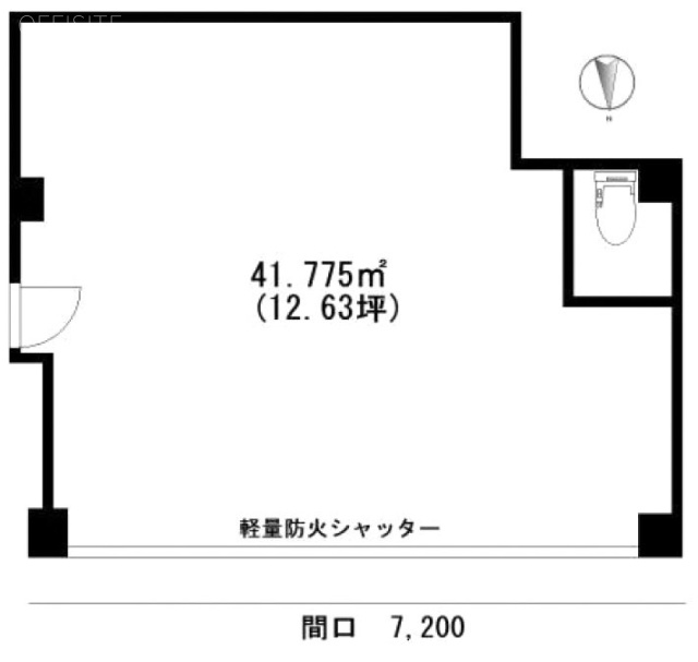 ベルウッド大山ビル1F 間取り図