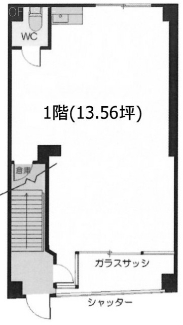 K-B東池袋ビルⅡ1F 間取り図