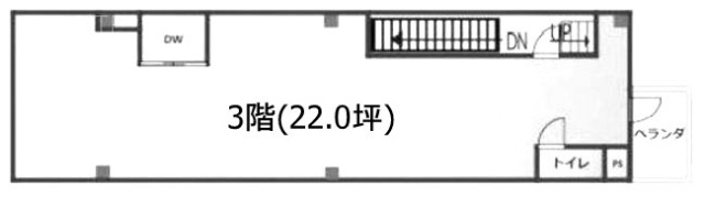 SUNRISEビル3F 間取り図