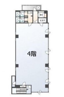 ハマダパークビル4F 間取り図