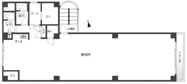 日本橋鮒佐ビル6F 間取り図