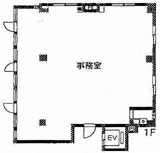 呉羽小野木(くれは)ビル1F 間取り図