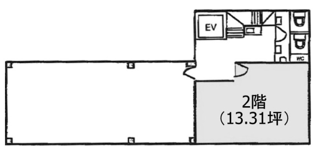 藤代ビル2F 間取り図
