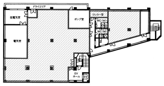 高田馬場OCビルB2F 間取り図