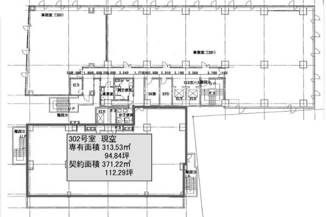 新宿タツミビル302 間取り図