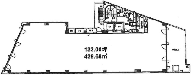 ランディック神田ビル4F 間取り図