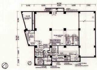 A-PLACE恵比寿東B1F 間取り図