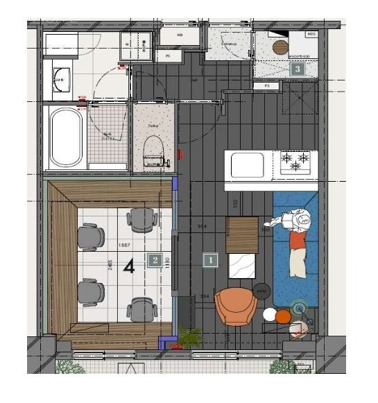 ガーラプレシャス渋谷六本木通り1401 間取り図
