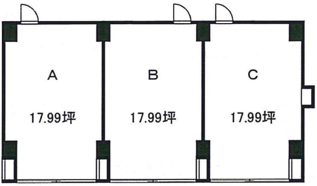 メイプルハイツ第2ビルB 間取り図