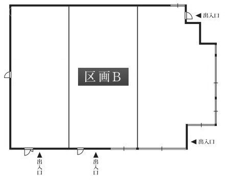 トーセイホテル&セミナー幕張3分割-B 間取り図
