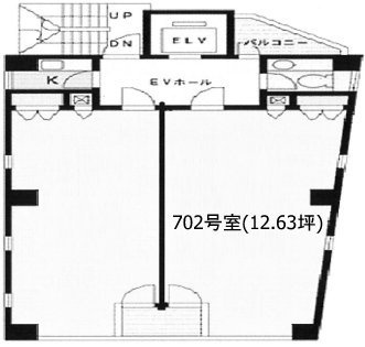 ラ・ヴェリエール文京702 間取り図