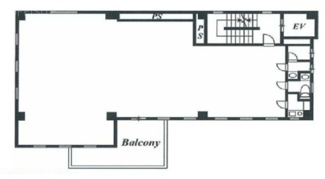 赤坂福住ビル2F 間取り図