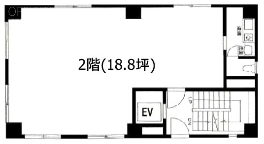 石川ビル2F 間取り図