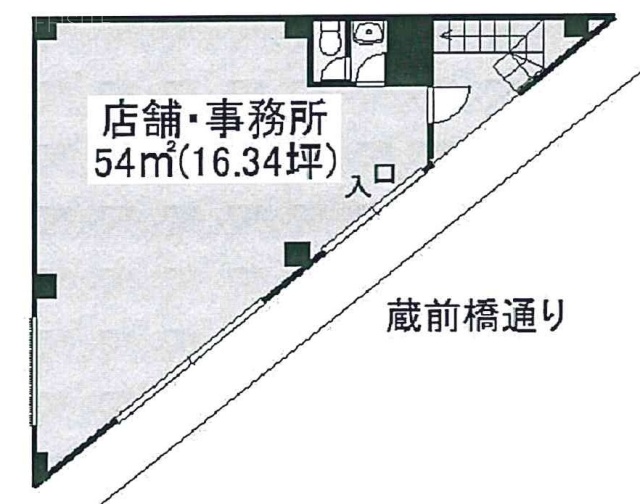 フジビレッジビル1F 間取り図