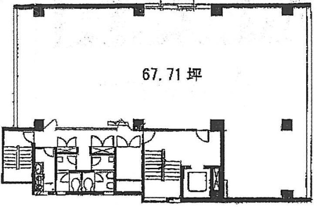 百楽ビル2F 間取り図