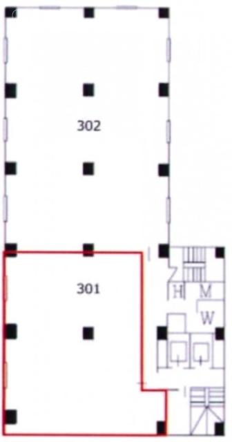 共同ビル小伝馬町駅前301 間取り図