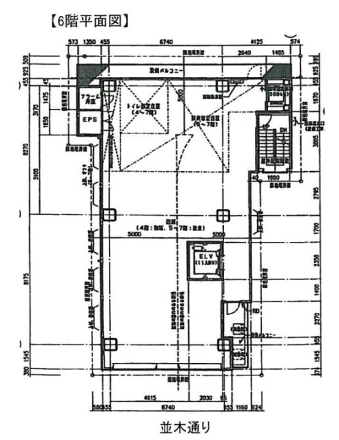 JPR銀座並木通りビル11F 間取り図