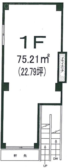 ホワイトベースビル1F 間取り図