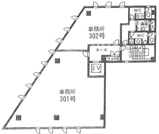 AKASAKA SUGAIビルB 間取り図