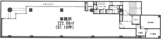 川瀬ビルB1F 間取り図