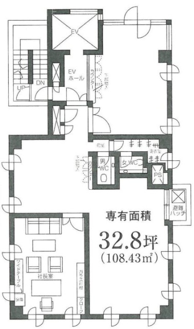 KT新宿ビル10F 間取り図