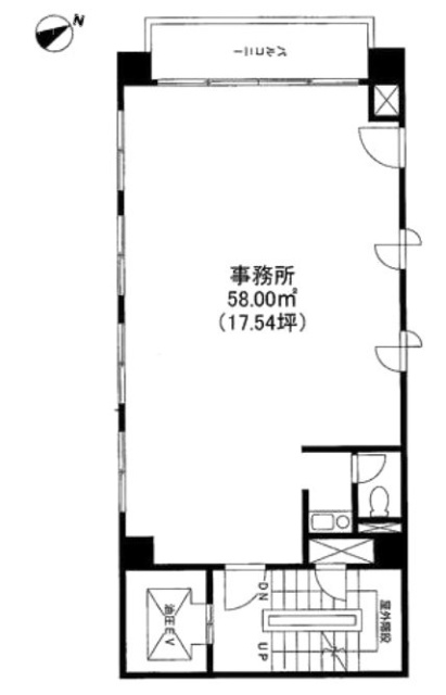 京橋・昌平ビル4F 間取り図