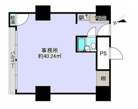 シャルマン築地明石町ビル110 間取り図