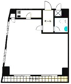 日興パレス南麻布2F 間取り図