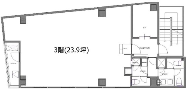 growth ginza east3F 間取り図