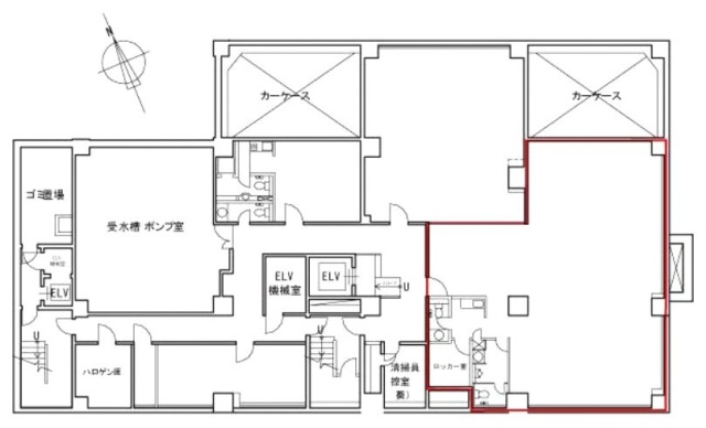 虎ノ門東洋共同ビルB2F 間取り図