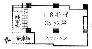 フィールA渋谷1F 間取り図