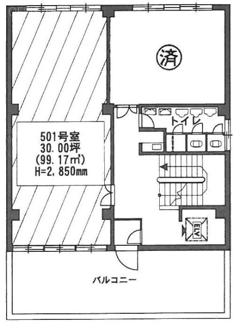 伸和ビル501 間取り図