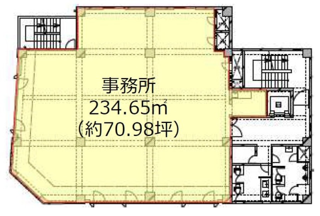 ザ・パークレックス人形町4F 間取り図